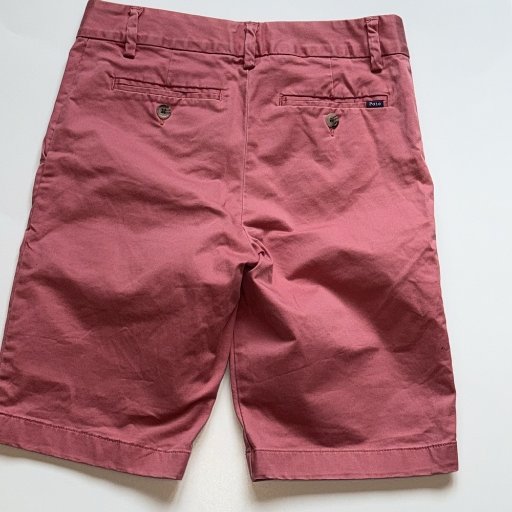 Polo by Ralph Lauren Pink Flat Front Shorts size 12 - Picture 4 of 4
